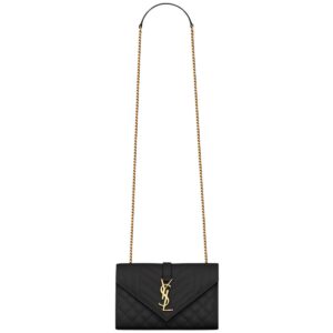 Saint Laurent Small Bag Black In Mix Matelasse For Women 8.2in/21cm YSL 600195BOW911000