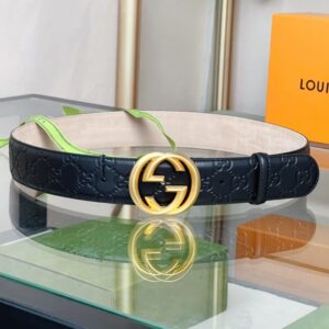 Gucci GG Marmont Reversible Belt Black, Women Belt